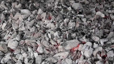 Glowing coals Stock-Footage 75272671