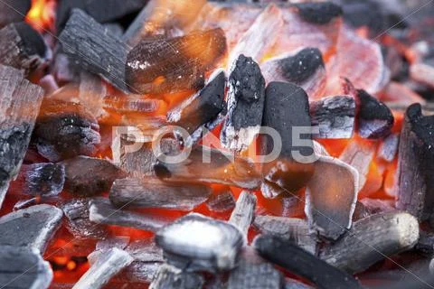 Glowing Coals (Full Frame)