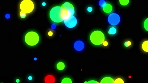 Glowing Colorful Circles Background 스톡 동영상 237251881