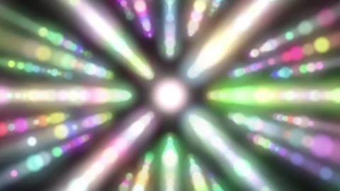 Glowing Colorful Disco Pattern Spheres VJ Abstract Motion Background Loop 4 Stock Footage 76101239