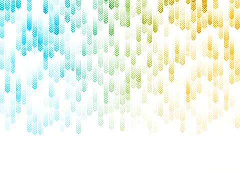 Glowing colorful minimal arrows elements abstract geometric background Stock Illustration