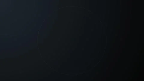 Glowing concentric circles pulse on a dark background 스톡 동영상 345860035
