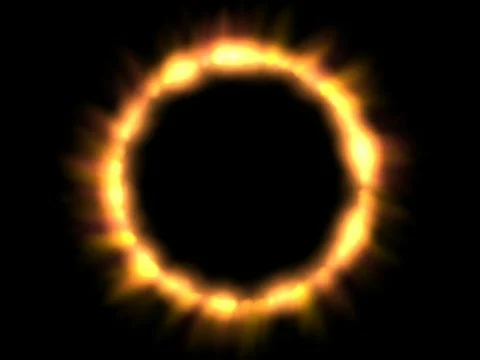 Glowing Corona Stock Footage 490047