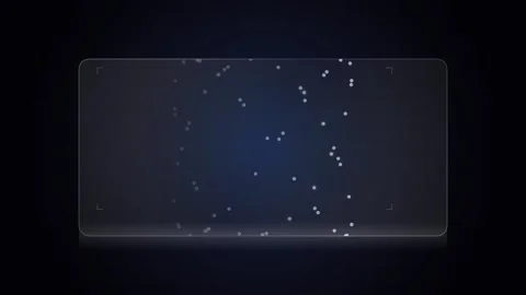 Glowing cosmic particle overlay: Abstract starry nebula background for tech.. Stock Footage 344249047