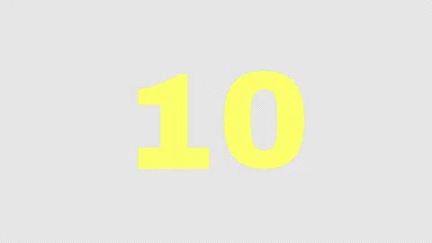 Glowing Countdown Stock Footage 165781836