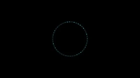 Glowing Countdown Timer 3 2 1, Minimalist Neon Intro with Particle, Video Opener Stock Footage 340471918