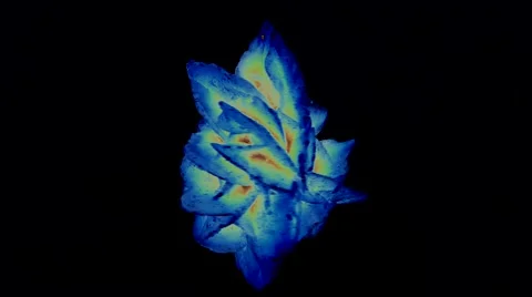 Glowing crystal. 4K. Stock Footage 44609797