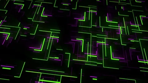 Glowing Cube 4k 05 Stock Footage 81480977