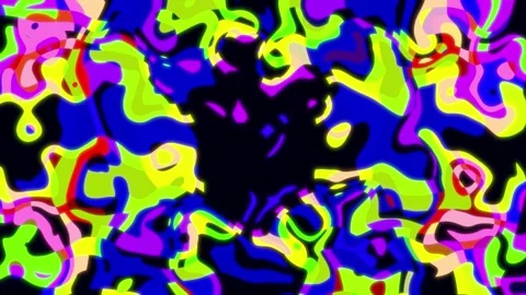 Glowing cubism pattern art vj loop Stock Footage 240324770