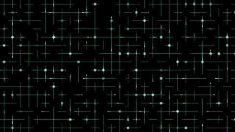 Glowing cyan data grid with intersecting lines and nodes seamless loop animation Video stock 347082016
