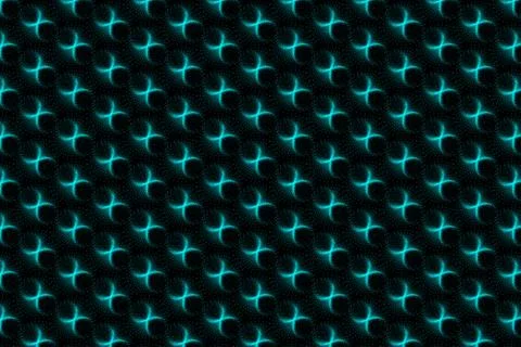 Glowing Cyan Infinity Shape Background Futuristic Neon Abstract Design Stock Illustration