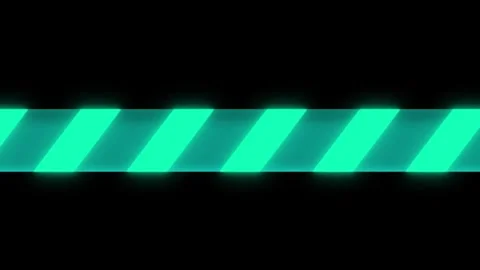 Glowing Cyan Neon Stripe Animation on Black Background Stock Footage 329558646