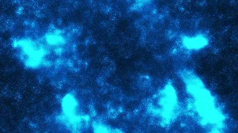 Glowing Cyan Particle Explosion and Cosmic Dust Background Stock Footage 341366302