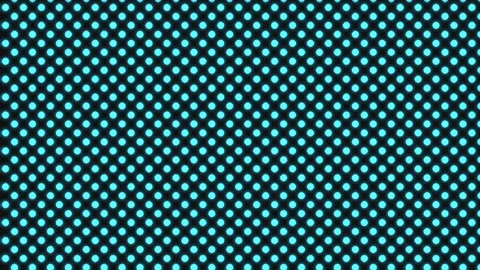 Glowing cyan polka dots set against a dark Stock Footage 339581828