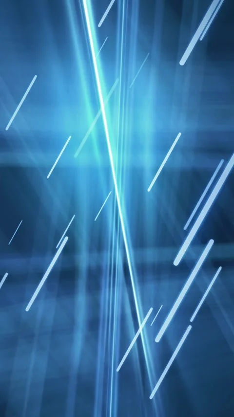 Glowing Cyber Data Stream with Futuristic Light Trails Animation Stock Footage 336305229