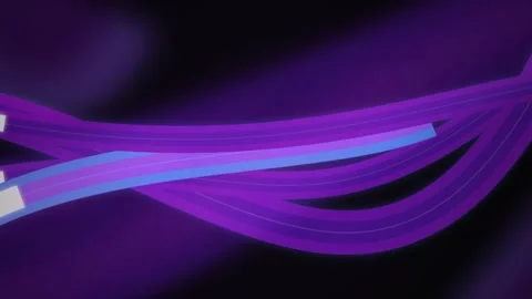 Glowing data tracks looping seamless motion background Stock Footage 343627985