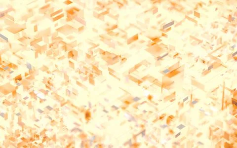 Glowing debris, abstract pattern background, 3d rendering. Stock Illustration