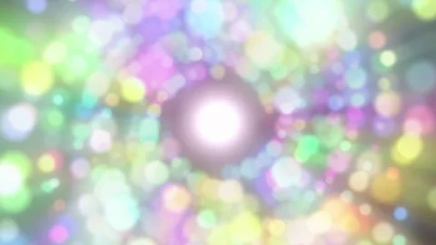Glowing Diffuse Magic Rays Spheres Pulsing Abstract Motion Background Loop Stock Footage 76100699