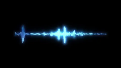 Glowing Digital Audio Graphic Equalizer Stock-Footage 330597227