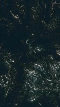 Glowing digital dark abstract map and network lines background Stock Illustration