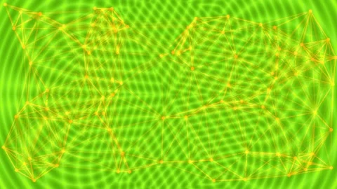 Glowing digital data network background with flowing energy lines and abstr.. Stock Footage 337575037