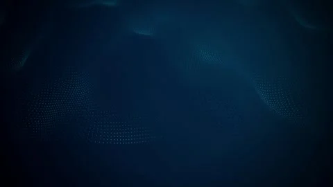 Glowing digital dots ripple in a seamless loop Stock Footage 341490202