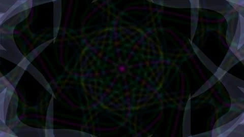 Glowing digital geometric network pattern connecting data nodes, futuristic.. Stock Footage 339773119