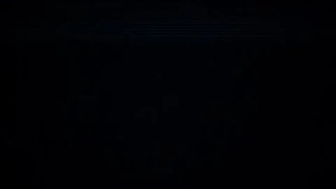 Glowing Digital Glitch and Scanlines on CRT Monitor 10 Video stock 347356482