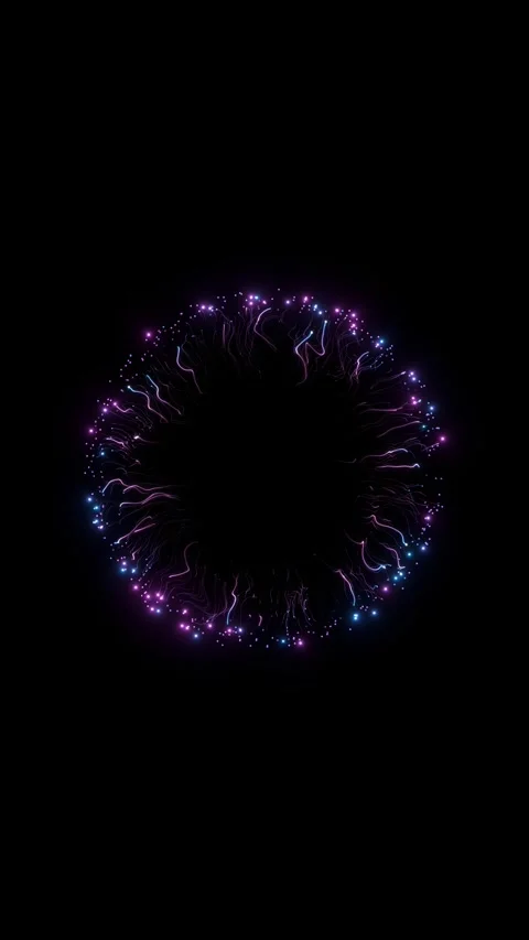Glowing Digital Iris for Artificial Intelligence and Biometric Vision 스톡 동영상 342631068
