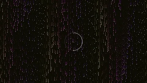 Glowing Digital Matrix Data Streams Falling Abstract Technological Backgrou.. Stock Footage 342094067