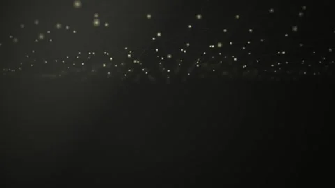 A glowing digital network drifts gently in a seamless loop Stock Footage 341274645
