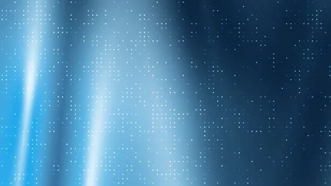 Glowing Digital Particles Floating Across Blue Abstract Background 스톡 동영상 333976710