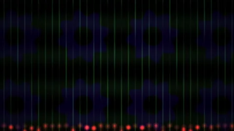 Glowing digital rain technology background. Stock Footage 334877664