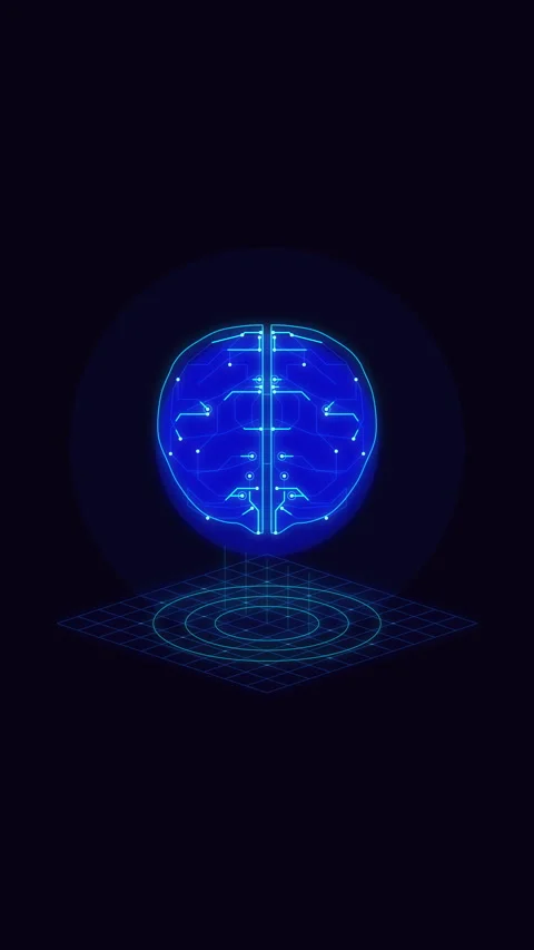 Glowing digital sphere with circuit lines, data visualization, node network.. Stock Footage 348340151