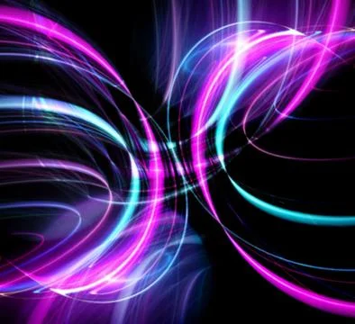 Glowing Disco Lights Stock Illustration