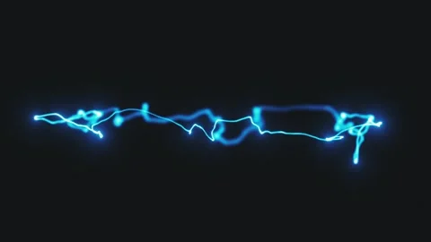 Glowing Distorted Electric Ark Stock Footage 262637480
