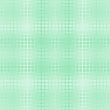 Glowing dot pattern. Vector seamless background in green and emerald tones Stock Illustration
