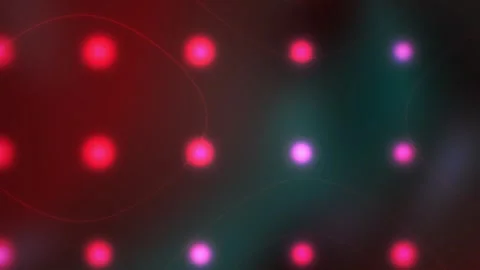 Glowing Dots Abstract Motion Background with Vibrant Red and Pink Neon Lights Stock Footage 343701714