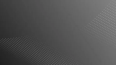 Glowing Dots and Light Grid Mesh in Futuristic Network Animation on Gray Gr.. Stock Footage 315144099