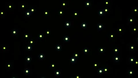 Glowing dots on black background. Stock Footage 335516650