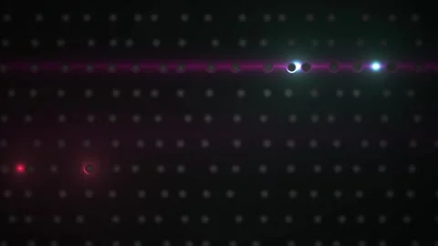 Glowing dots on dark background. Stock Footage 335109679