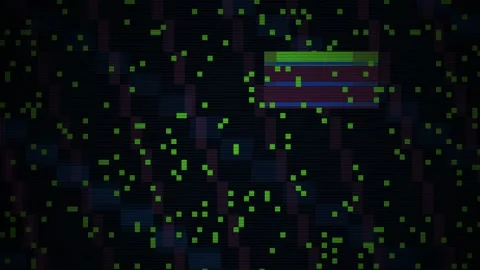 Glowing dots on dark background screen. Stock Footage 340019331