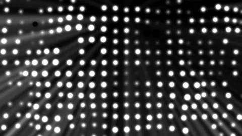 Glowing Dots Grid with Light Rays Animation Radiating Energy Background Stock Footage 331067248
