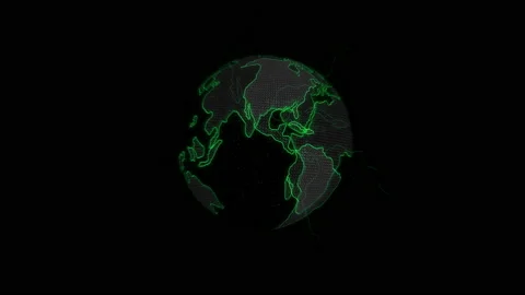 Glowing Earth Stock Footage 156495723