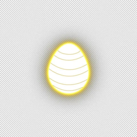 Glowing Egg Loop Animation Stock Footage 328637692