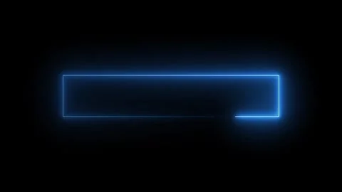 Glowing Electric Frame Animation | Energy Border VFX Motion Graphics Overlay Stock Footage 340656281