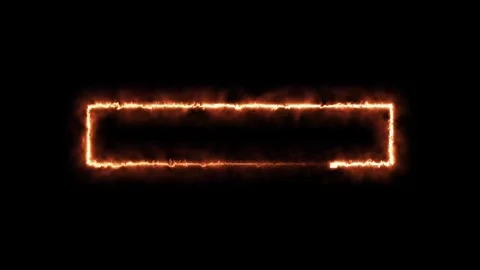 Glowing Electric Frame Animation | Energy Border VFX Motion Graphics Overlay Stock Footage 340656290