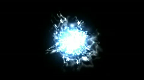 Glowing electric particle circle Stock Footage 506747