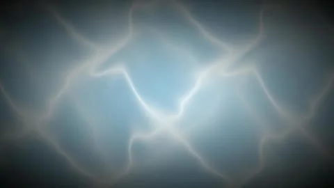 Glowing electrical energy tendrils and plasma arcs shifting on a black Stock Footage 340877258