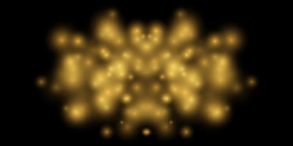 Glowing elements, blurred light. Bokeh lights, festive background, New Year's Stock Illustration